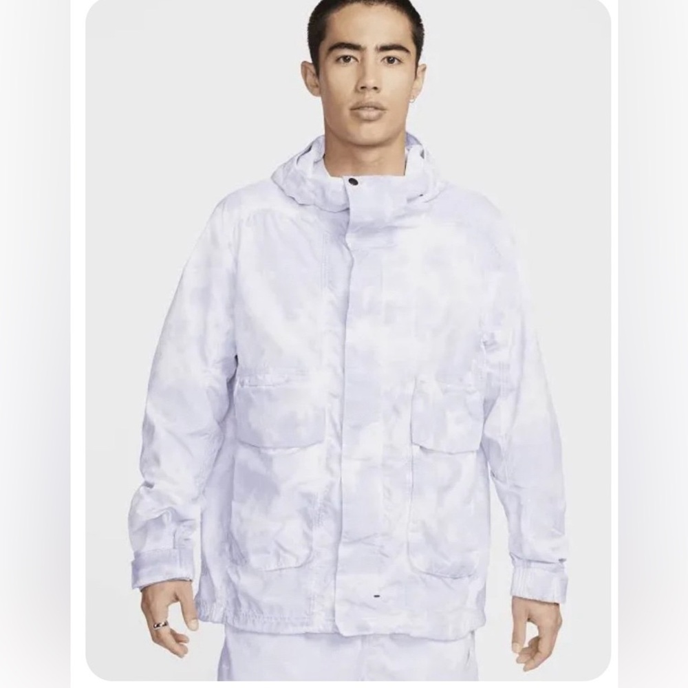 COPY - Nike Size M Men’s Sportswear Tech Pack Woven Hooded Jacket In Purple